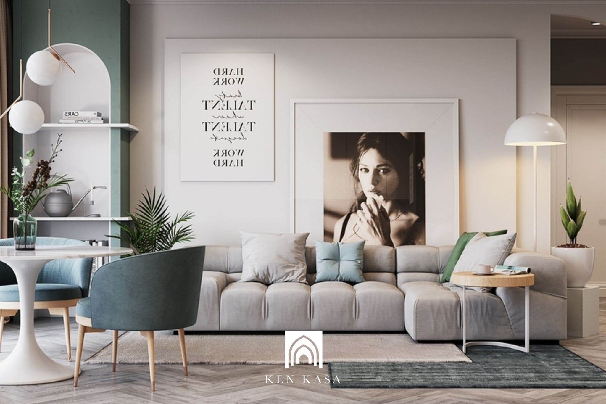 Lựa chọn m&agrave;u sơn tường v&agrave; nội thất s&aacute;ng m&agrave;u