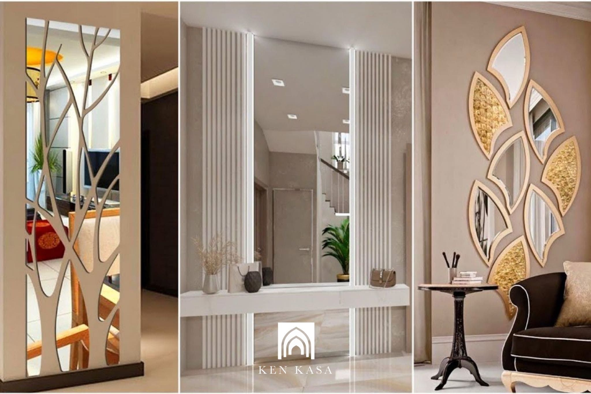 Sử dụng gương v&agrave; bề mặt phản chiếu hợp l&yacute;