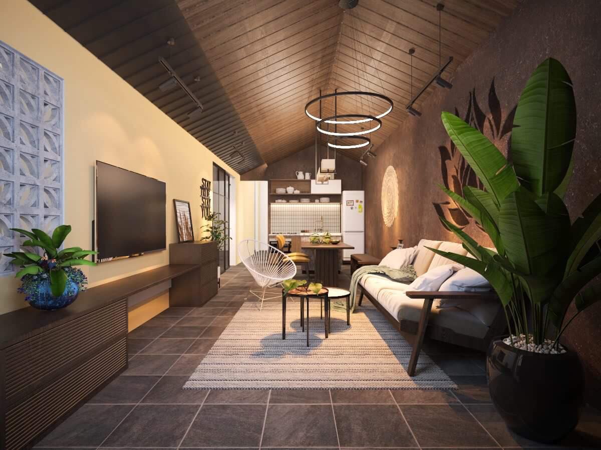mẫu thiết kế homestay nhà gỗ