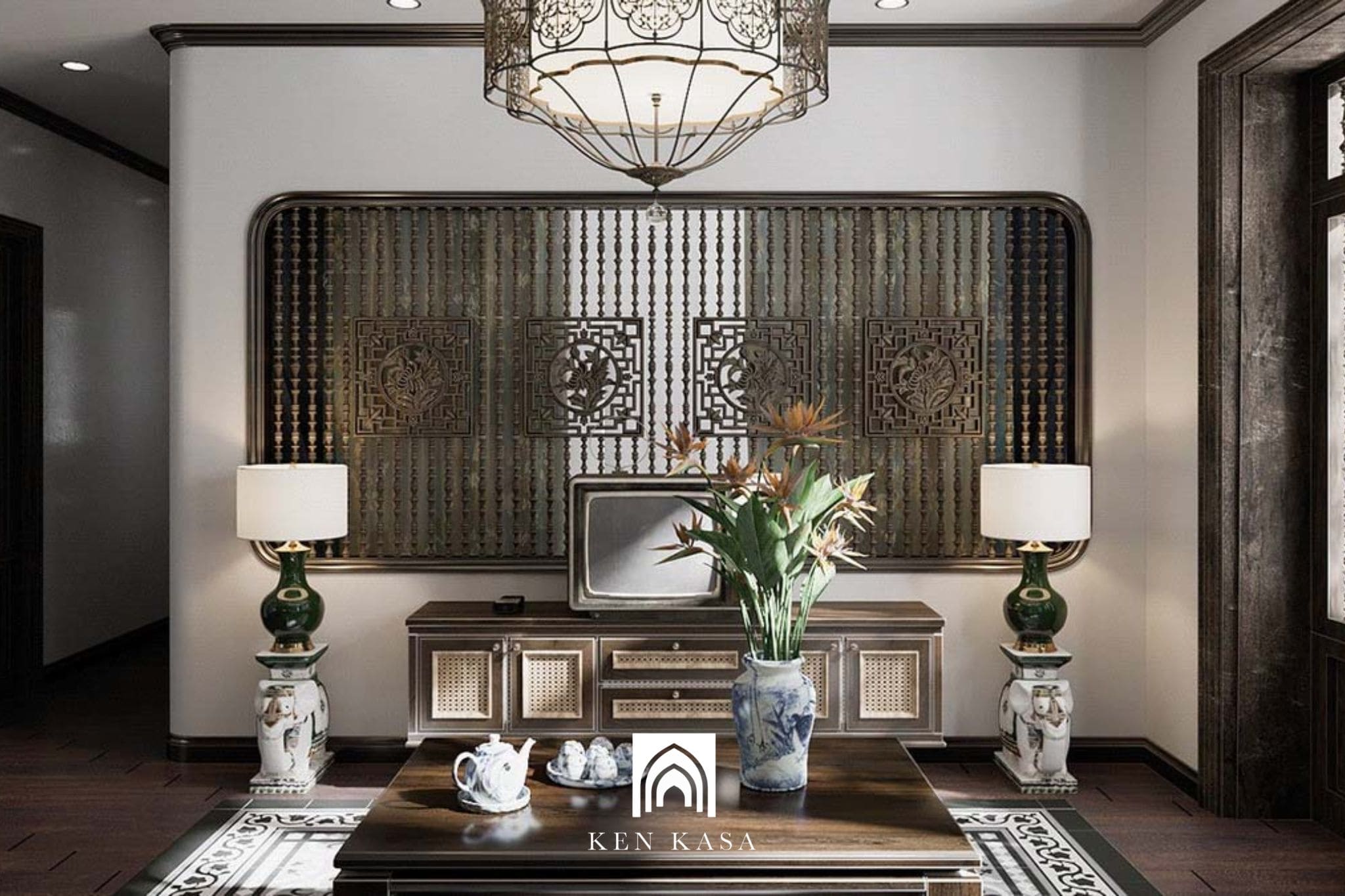 Họa tiết v&agrave; hoa văn mang đậm bản sắc Đ&ocirc;ng Dương