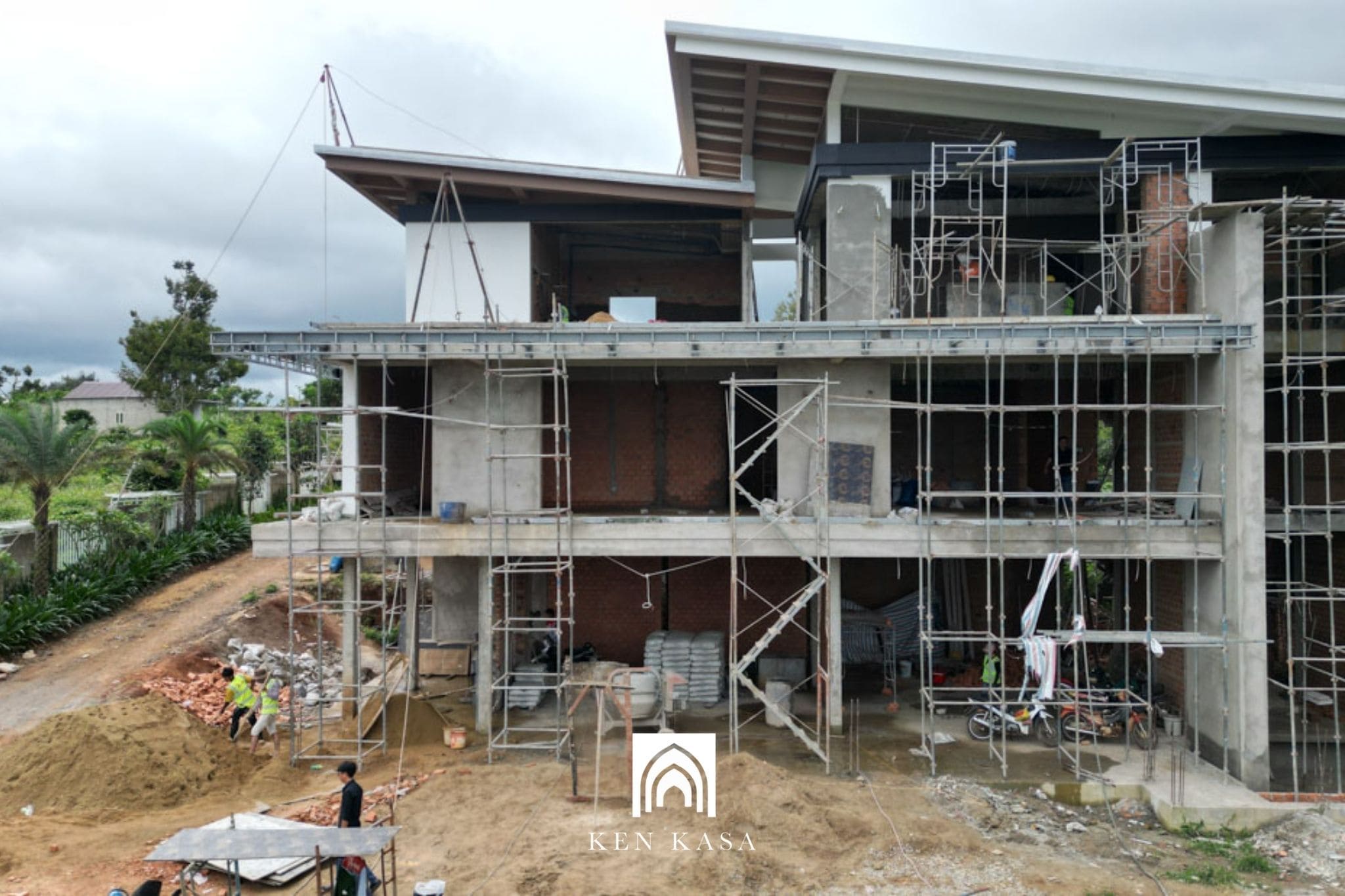 Chi ph&iacute; thi c&ocirc;ng phần th&ocirc; nh&agrave; resort