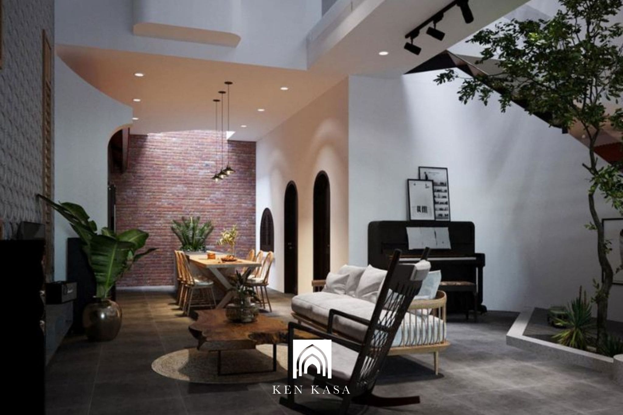 Cải tạo nh&agrave; ống th&agrave;nh homestay phong c&aacute;ch tối giản hiện đại