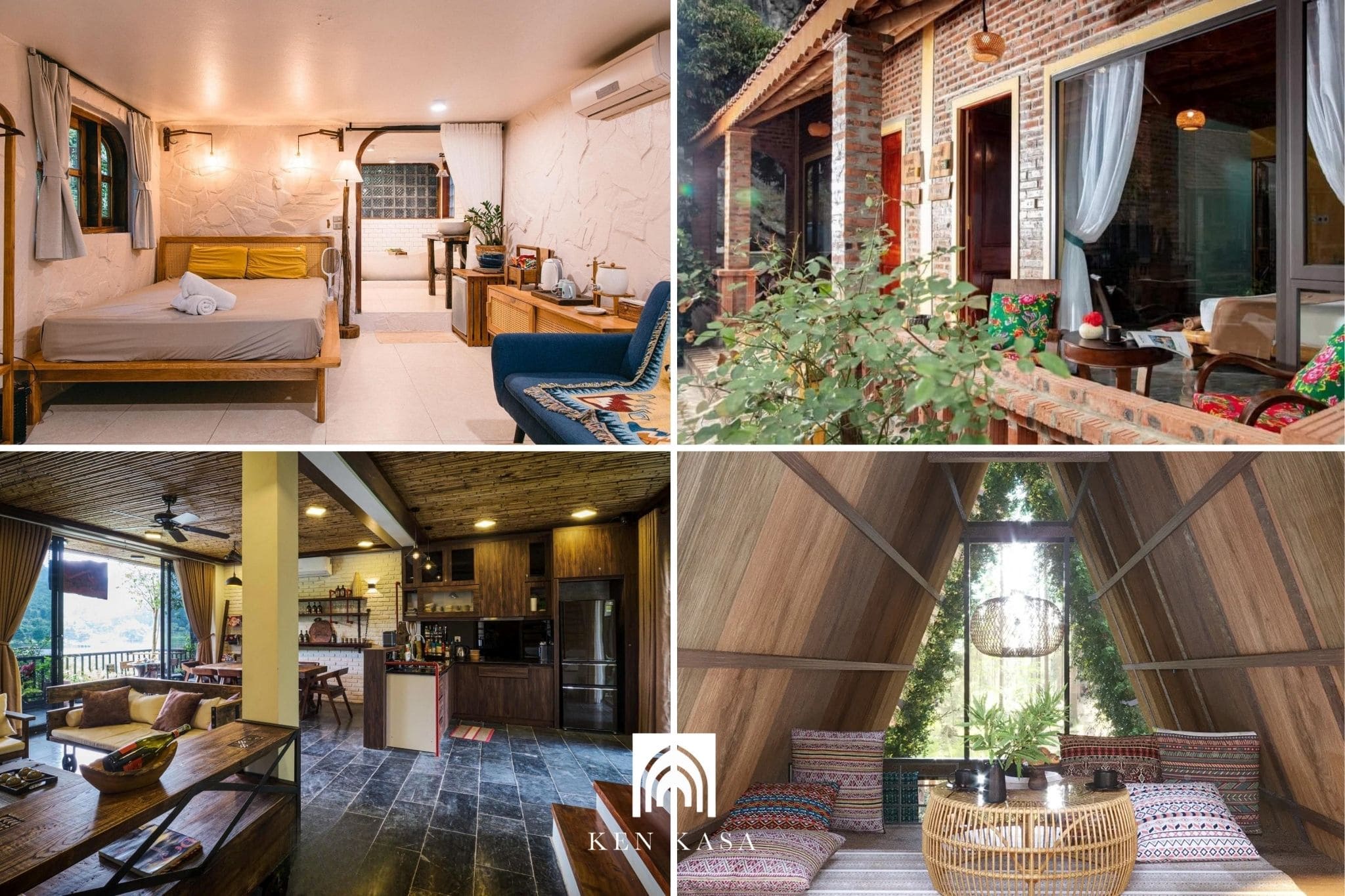 Ứng dụng vật liệu tự nhi&ecirc;n để tăng sự mộc mạc