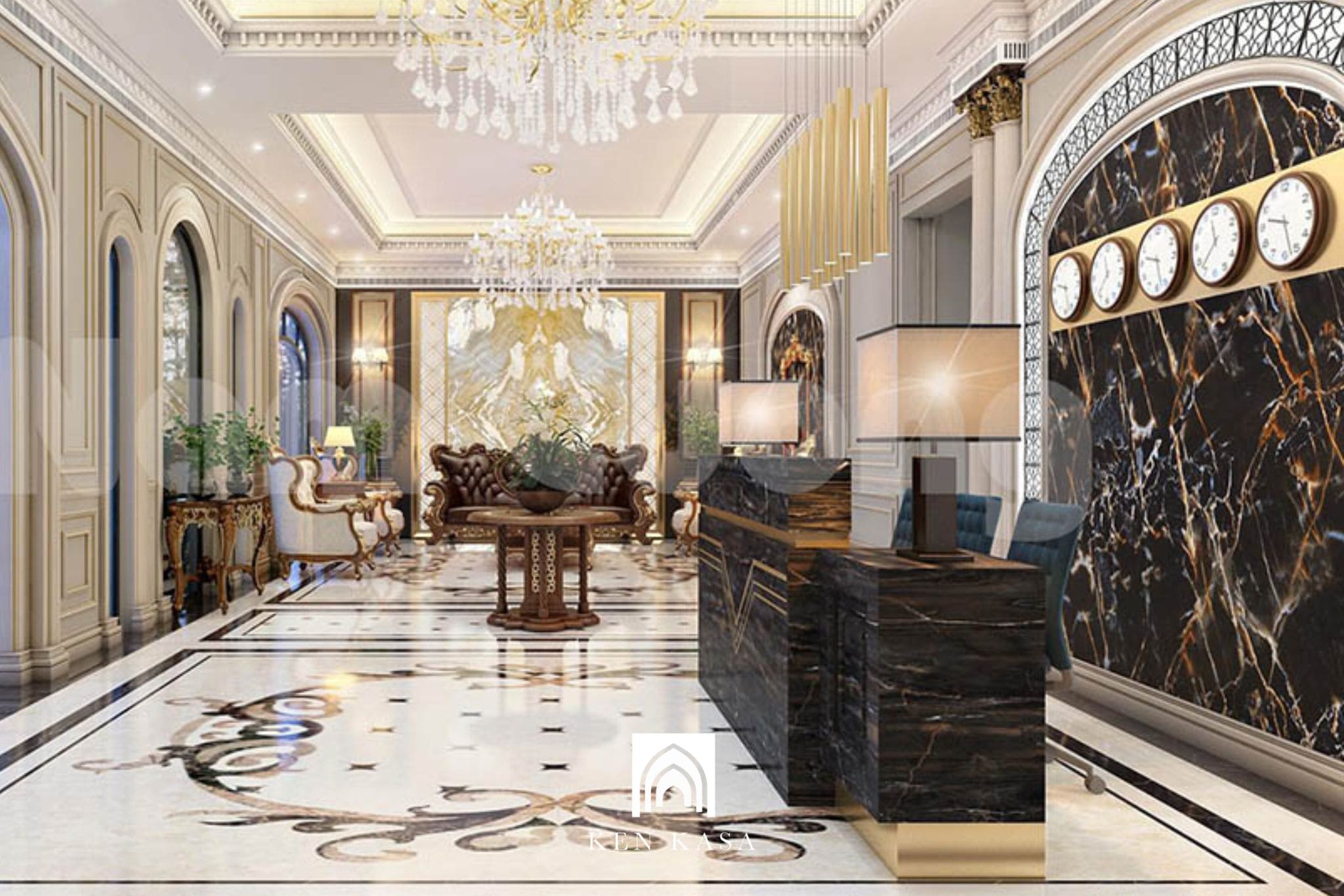 mẫu đ&egrave;n ch&ugrave;m kh&aacute;ch sạn t&acirc;n cổ điển