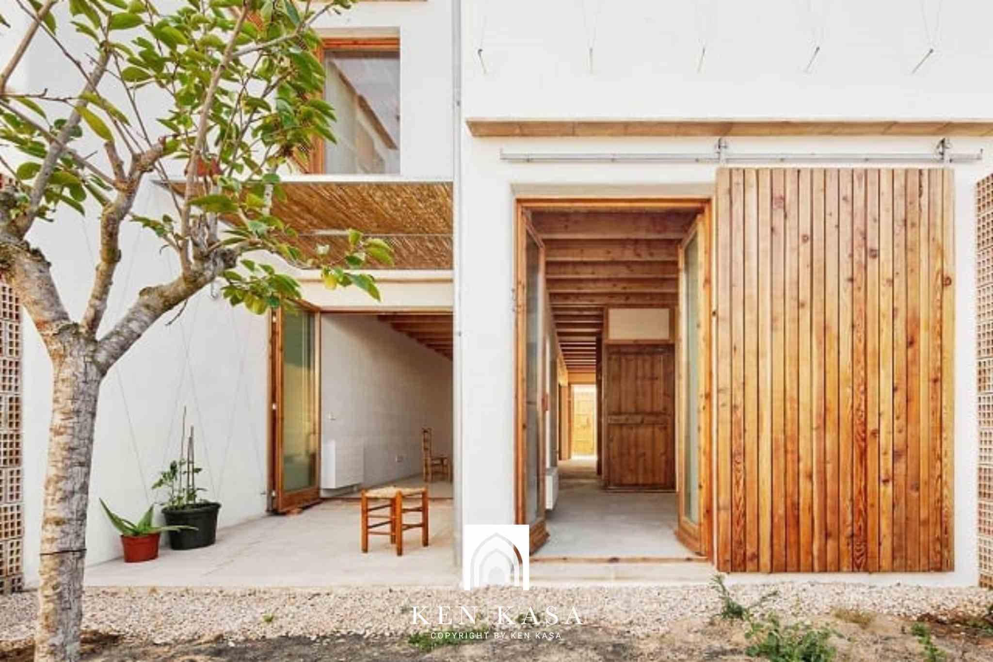 Thiết kế homestay nh&agrave; ống chất liệu gỗ