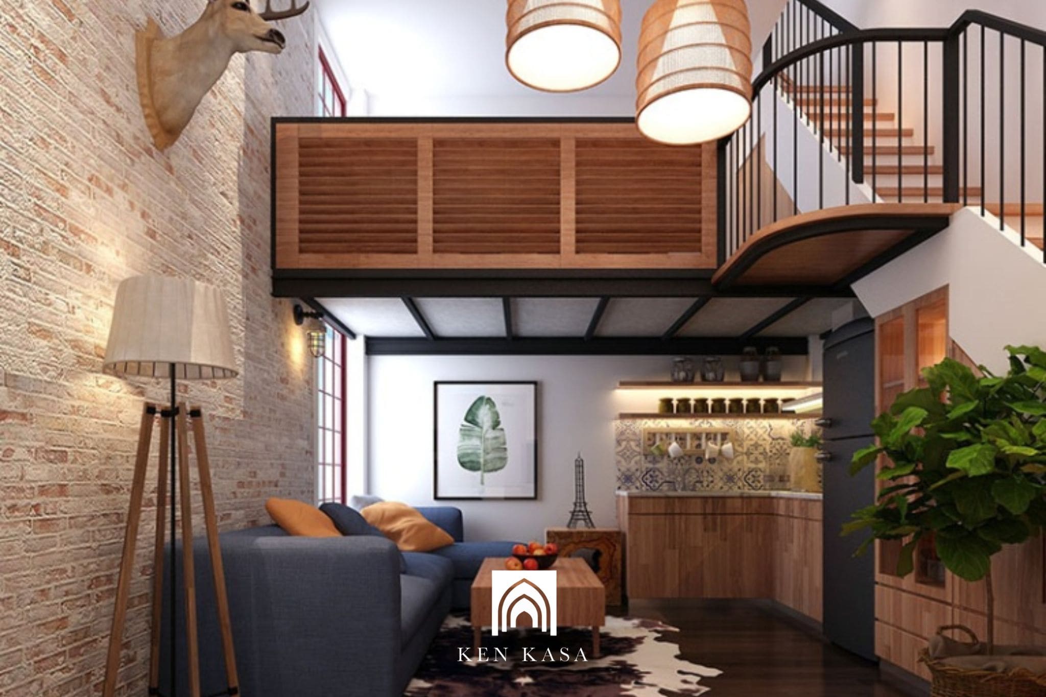 Thiết kế homestay nh&agrave; ống phong c&aacute;ch hiện đại