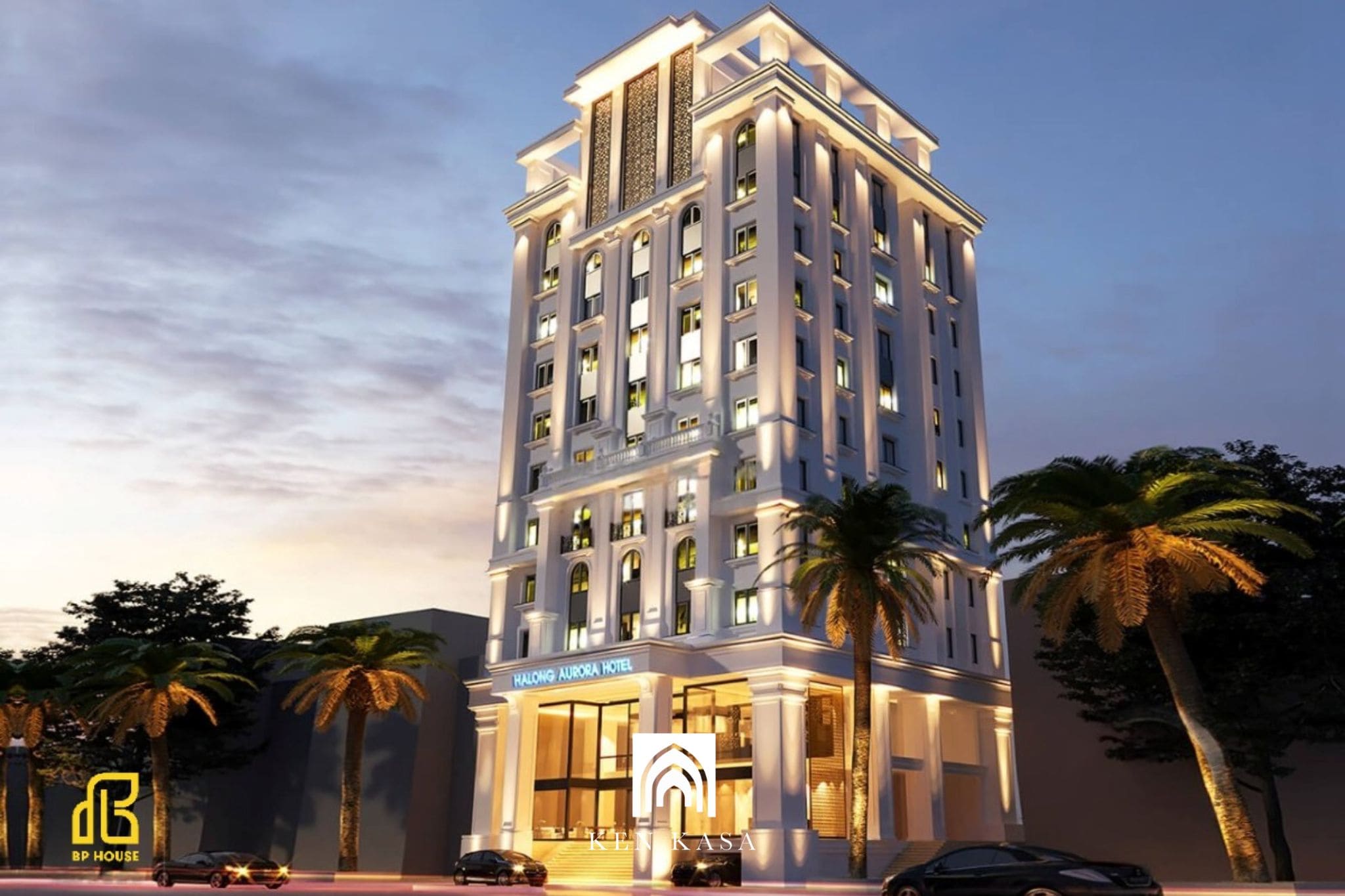 Bố cục đối xứng, tu&acirc;n thủ tỷ lệ kiến tr&uacute;c chuẩn mực