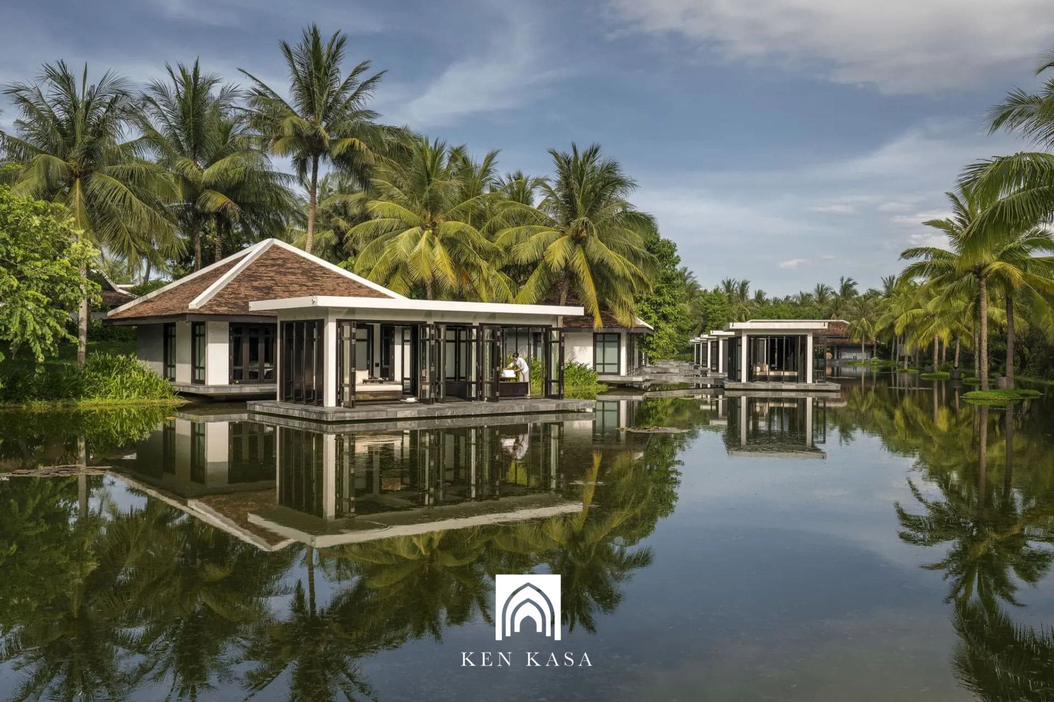 Nh&agrave; vườn nghỉ dưỡng ven đ&ocirc; phong c&aacute;ch Indochine