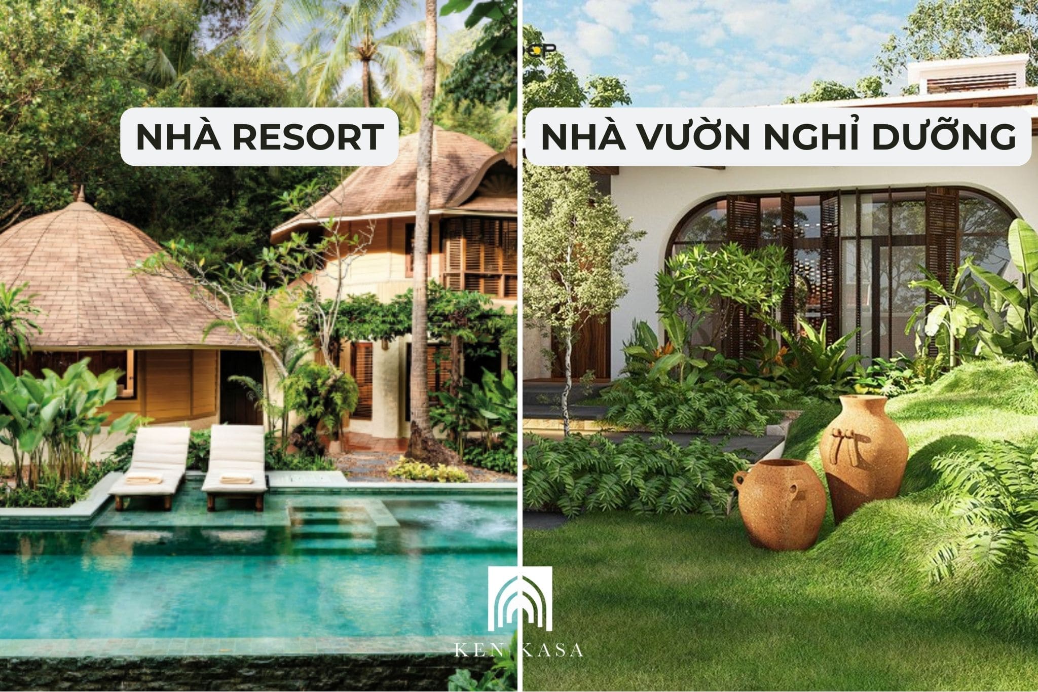 Những lưu ý khi lựa chọn thiết kế nhà resort hoặc nhà vườn nghỉ dưỡng