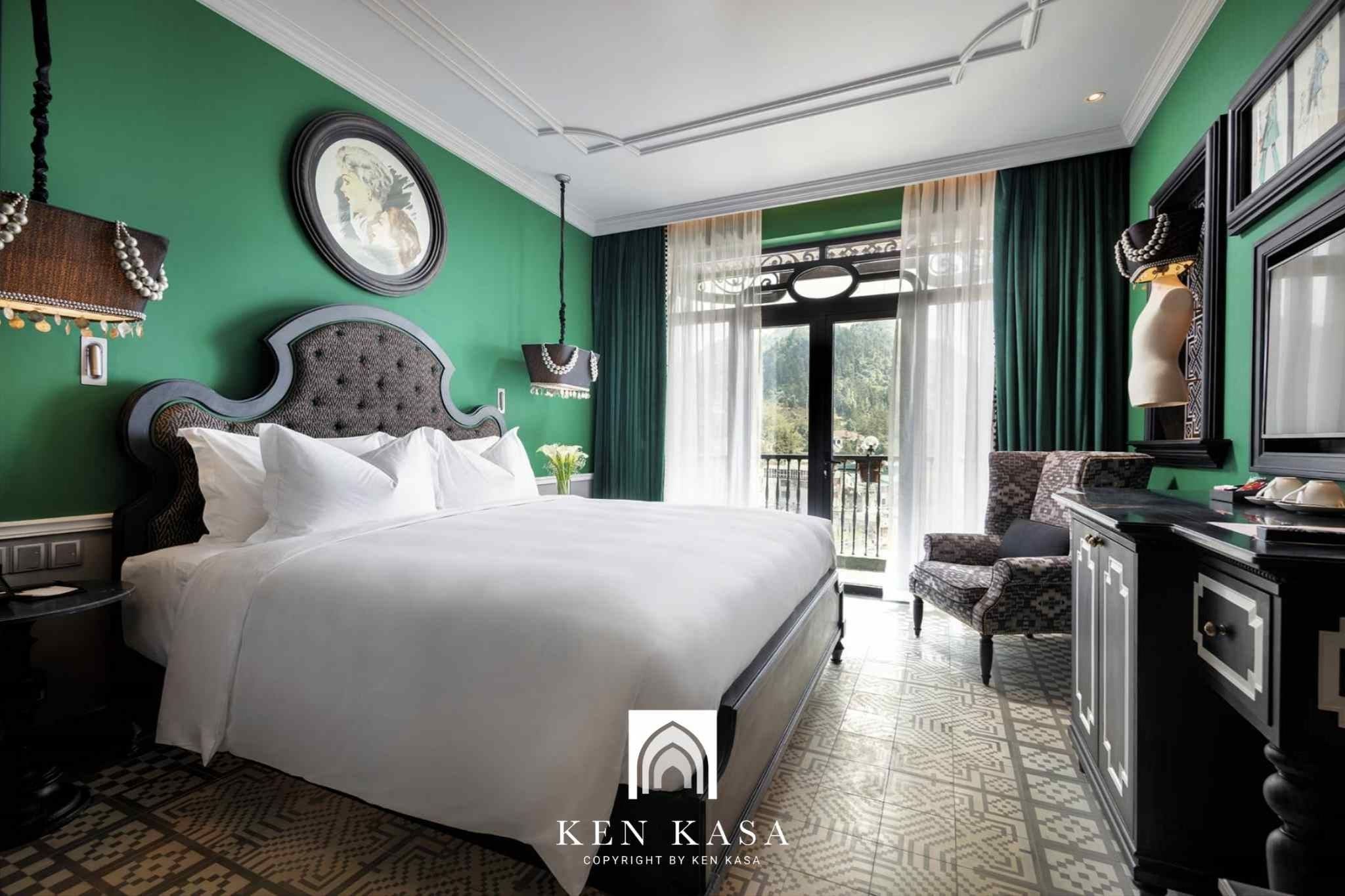 Nội thất kh&aacute;ch sạn 5 sao ph&ograve;ng Deluxe