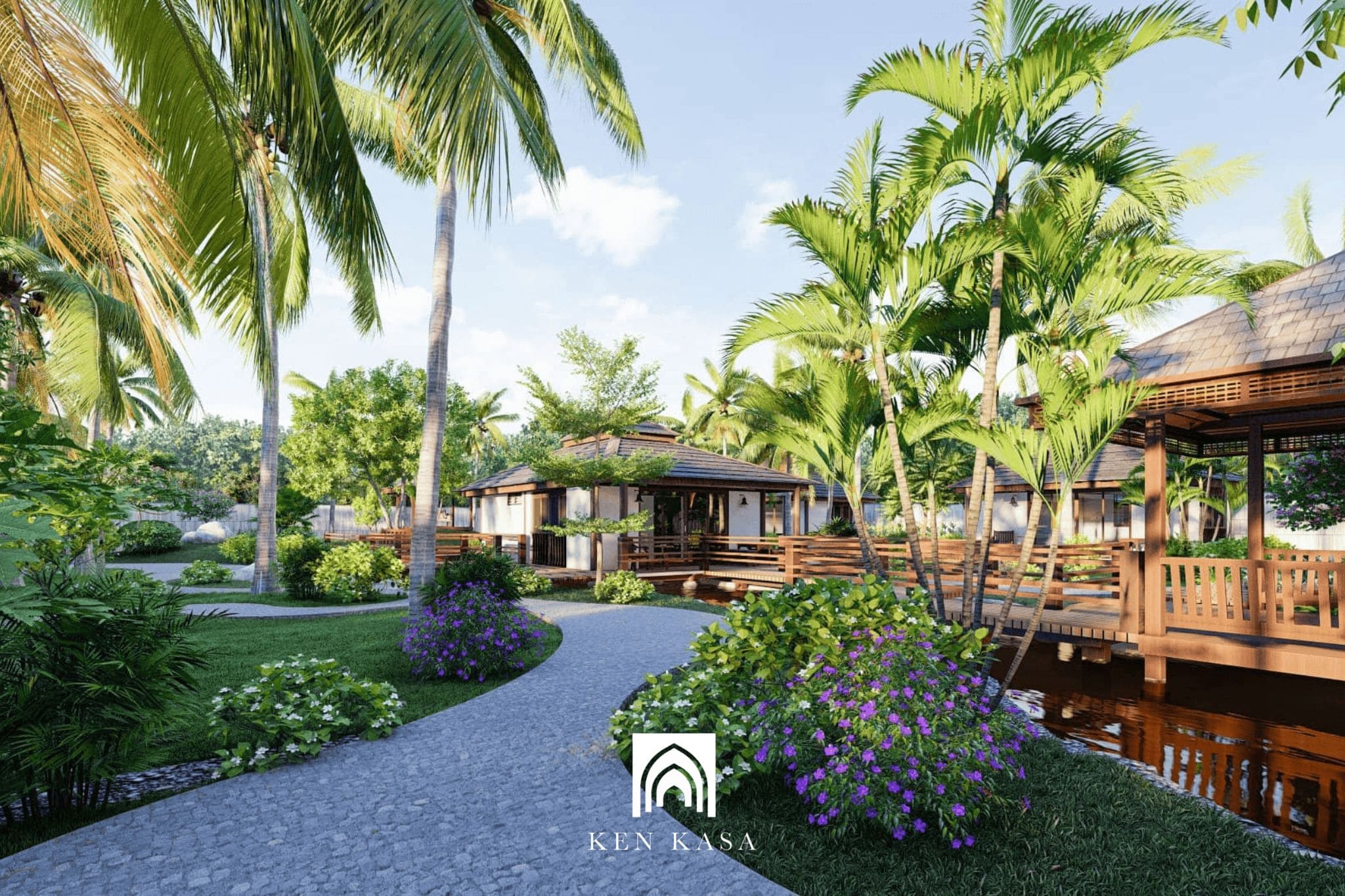 Phân tách rõ không gian ở và khu cho thuê