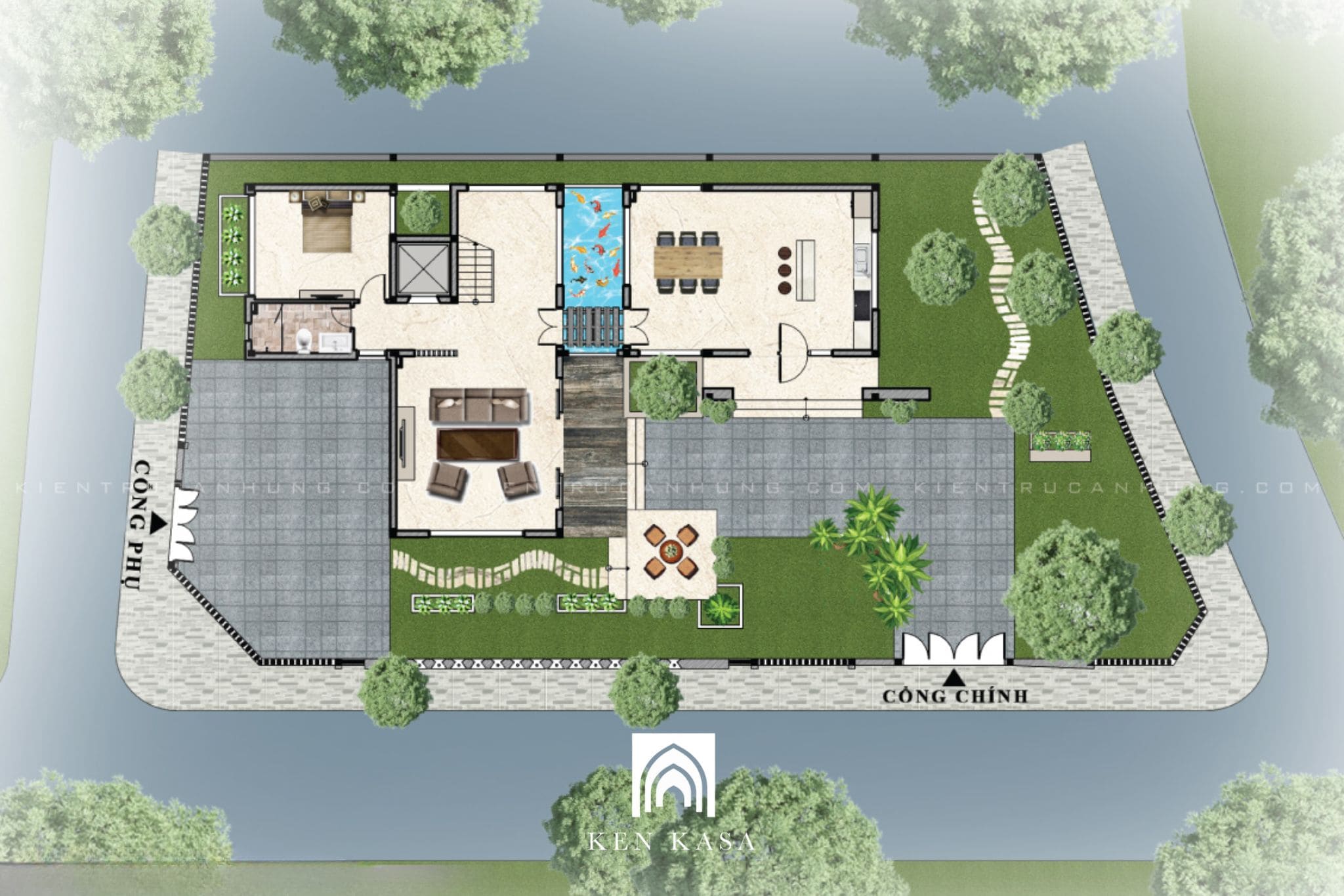 Quy hoạch mặt bằng theo mô hình khai thác thực tế