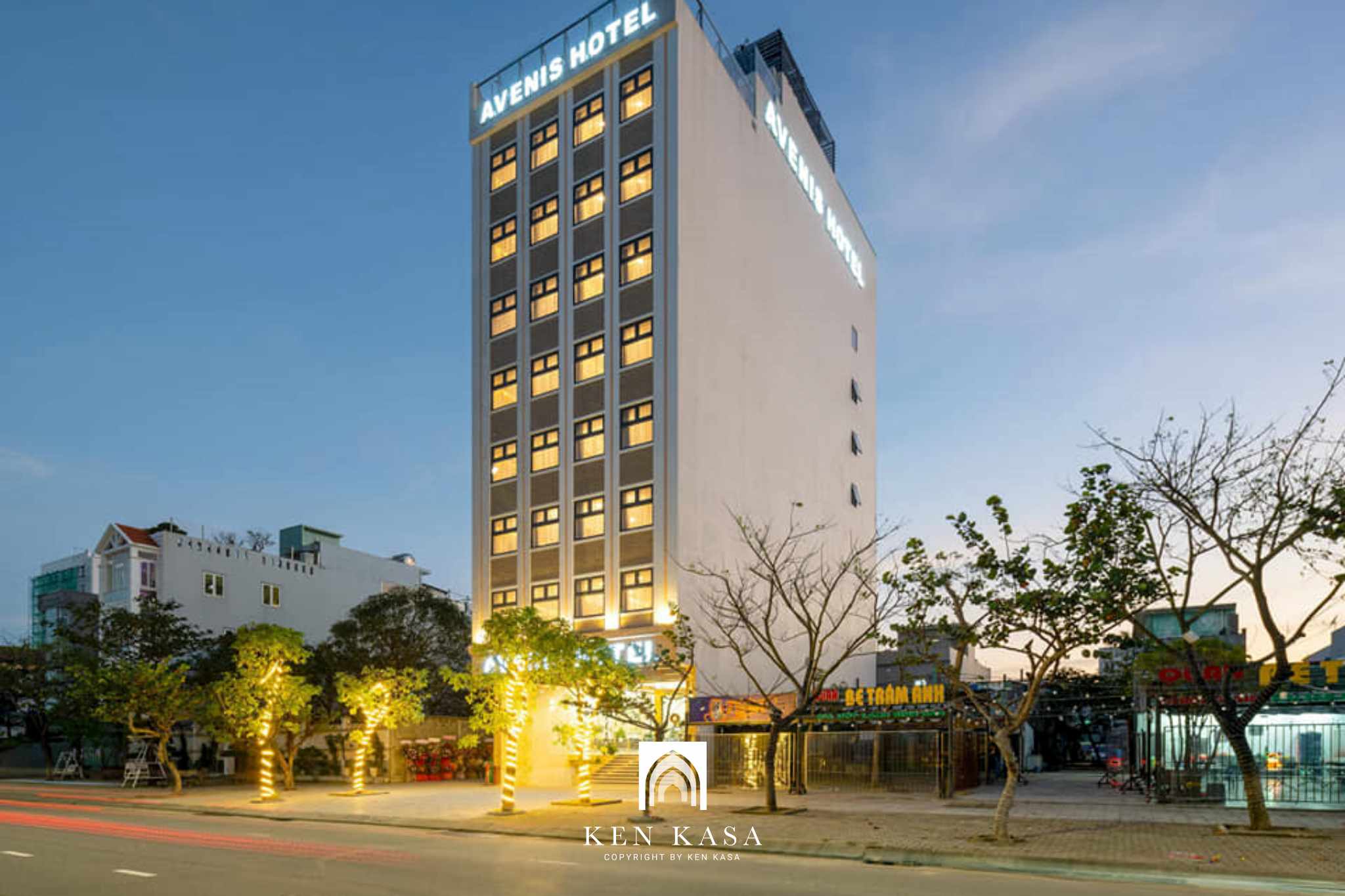 Phòng ngủ khách sạn hiện đại