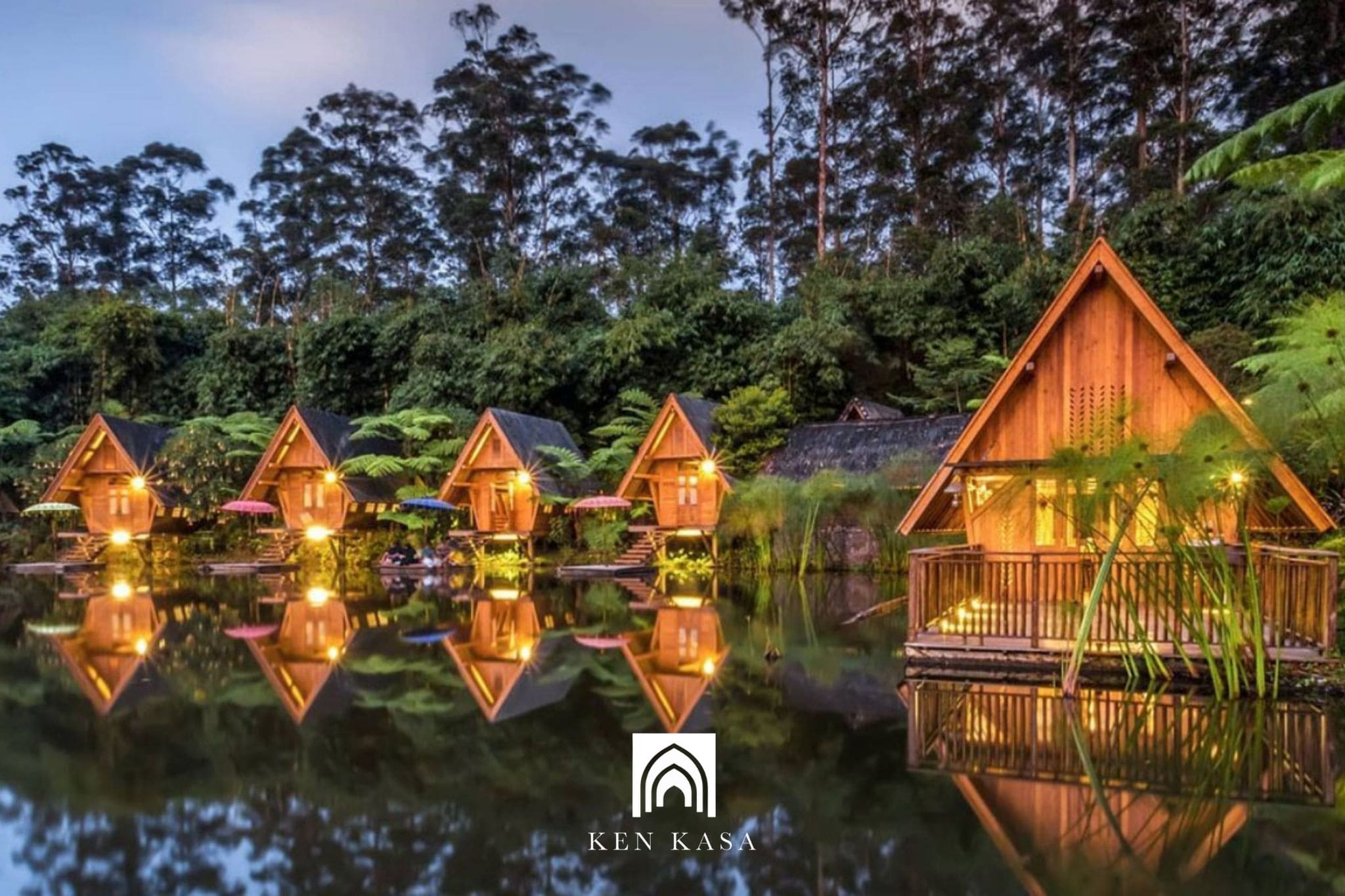 Resort mini ven sông, hồ